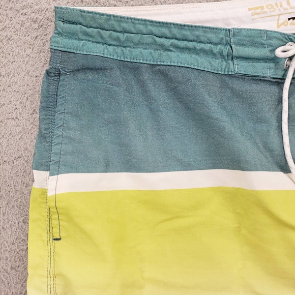 Billabong Shorts Mens 36 Green Multicolor Swim Draw String Logo Outdoors Pockets - Picture 3 of 14